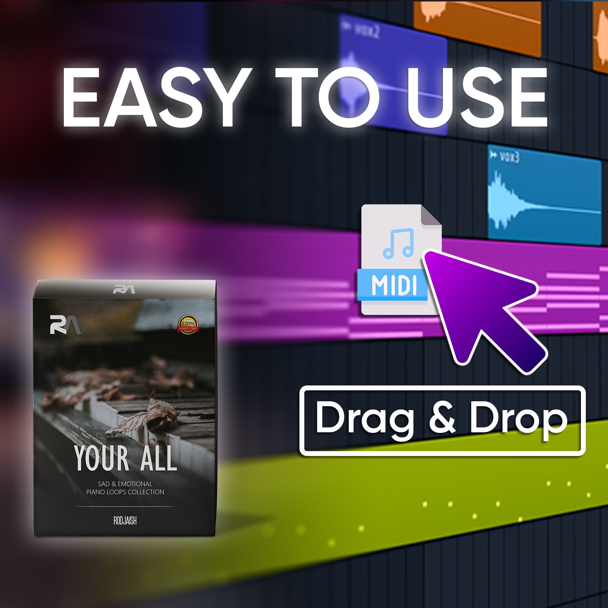 YOUR ALL: Sad & Emotional Piano Loops Collection