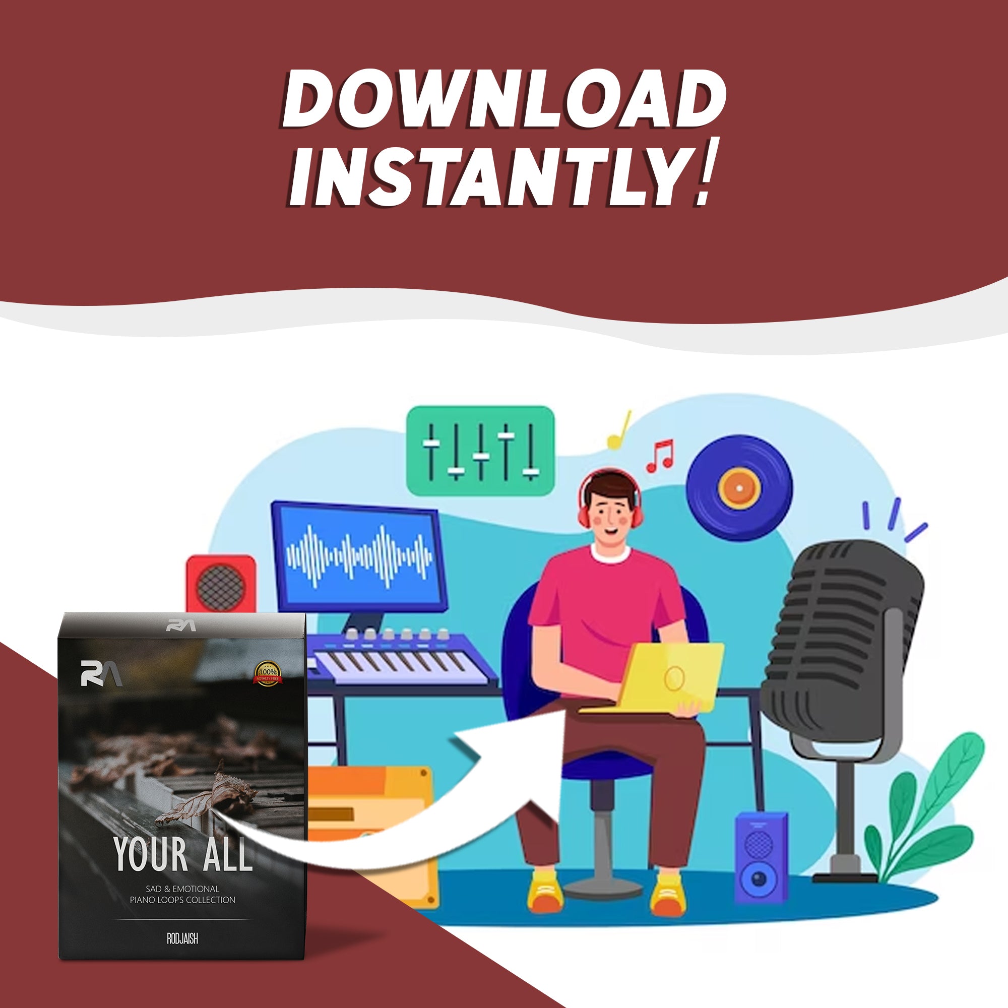 YOUR ALL: Sad & Emotional Piano Loops Collection