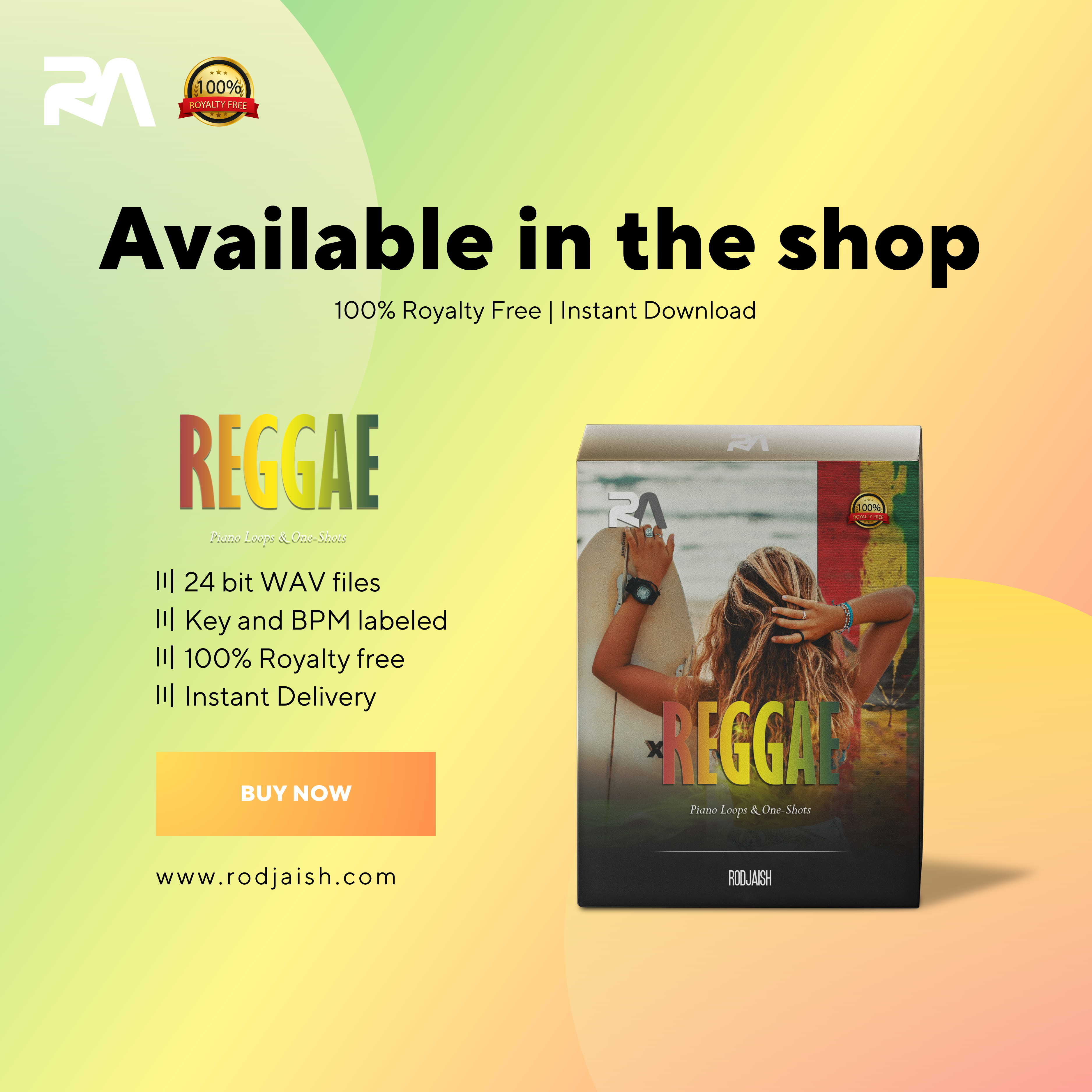 REGGAE: Piano Loops & One-Shots