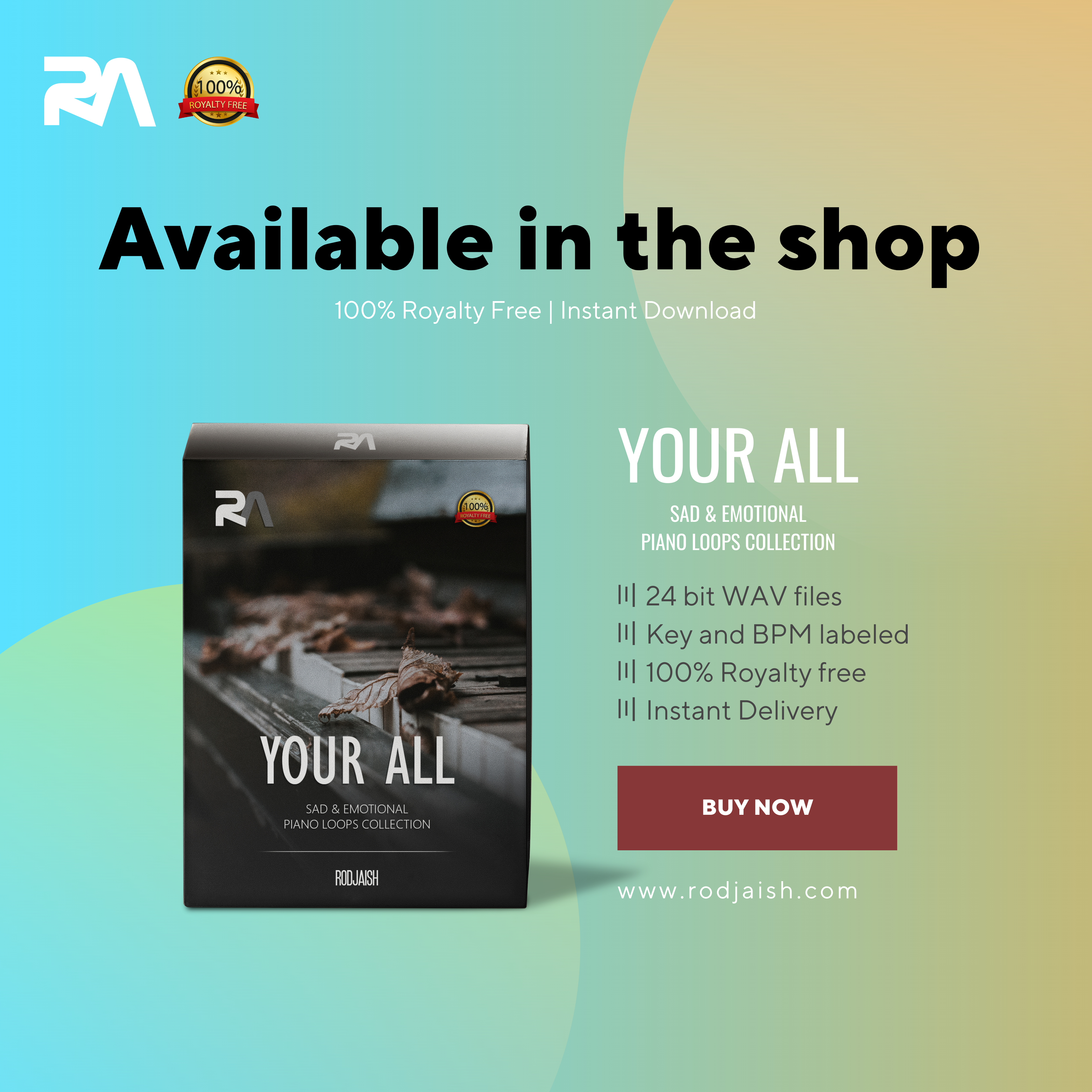 YOUR ALL: Sad & Emotional Piano Loops Collection